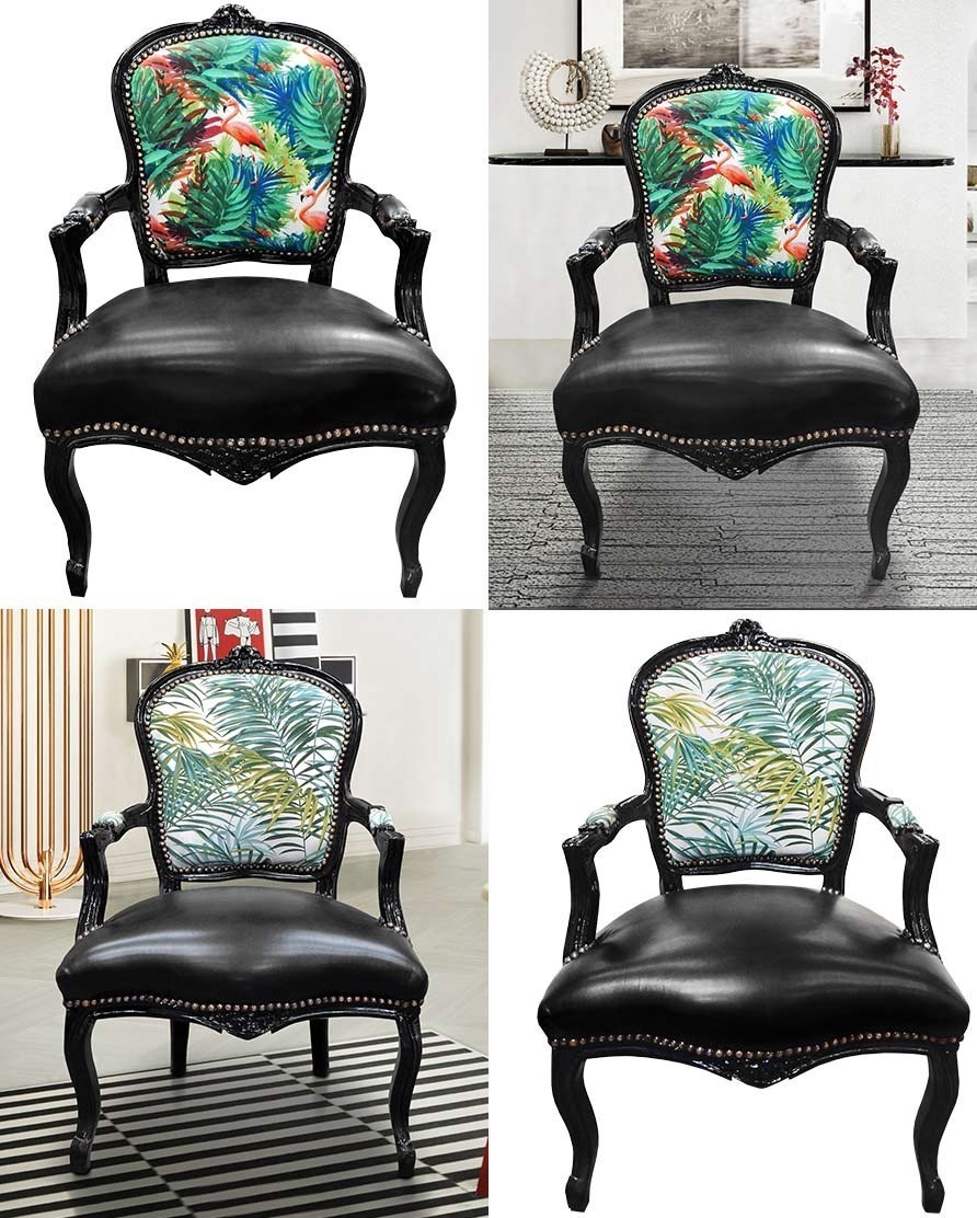 nouvelle collection fauteuil Louis XV tendance jungle Royal Art Palace